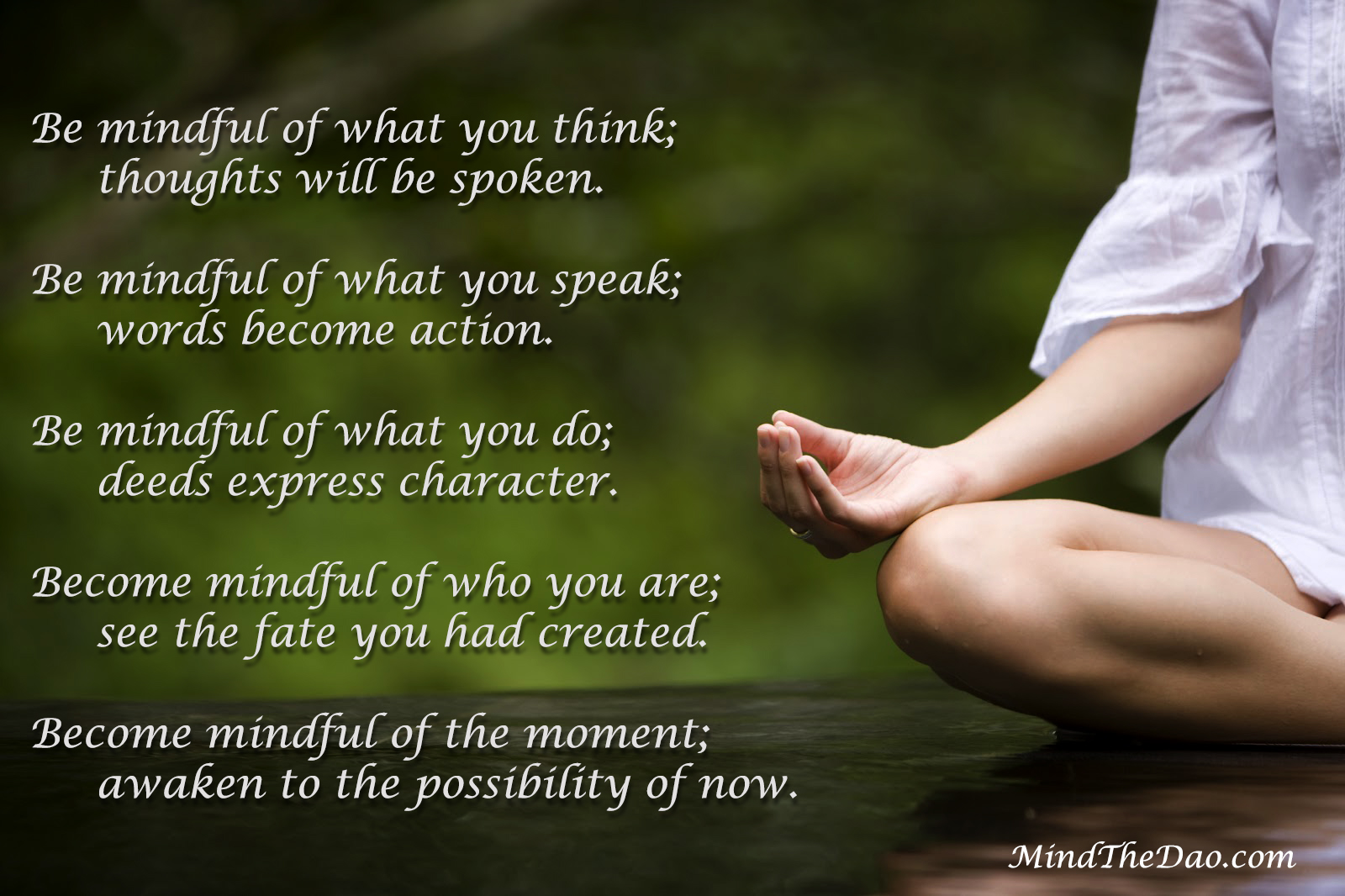 Be Mindful; Become Mindfulness: Awaken